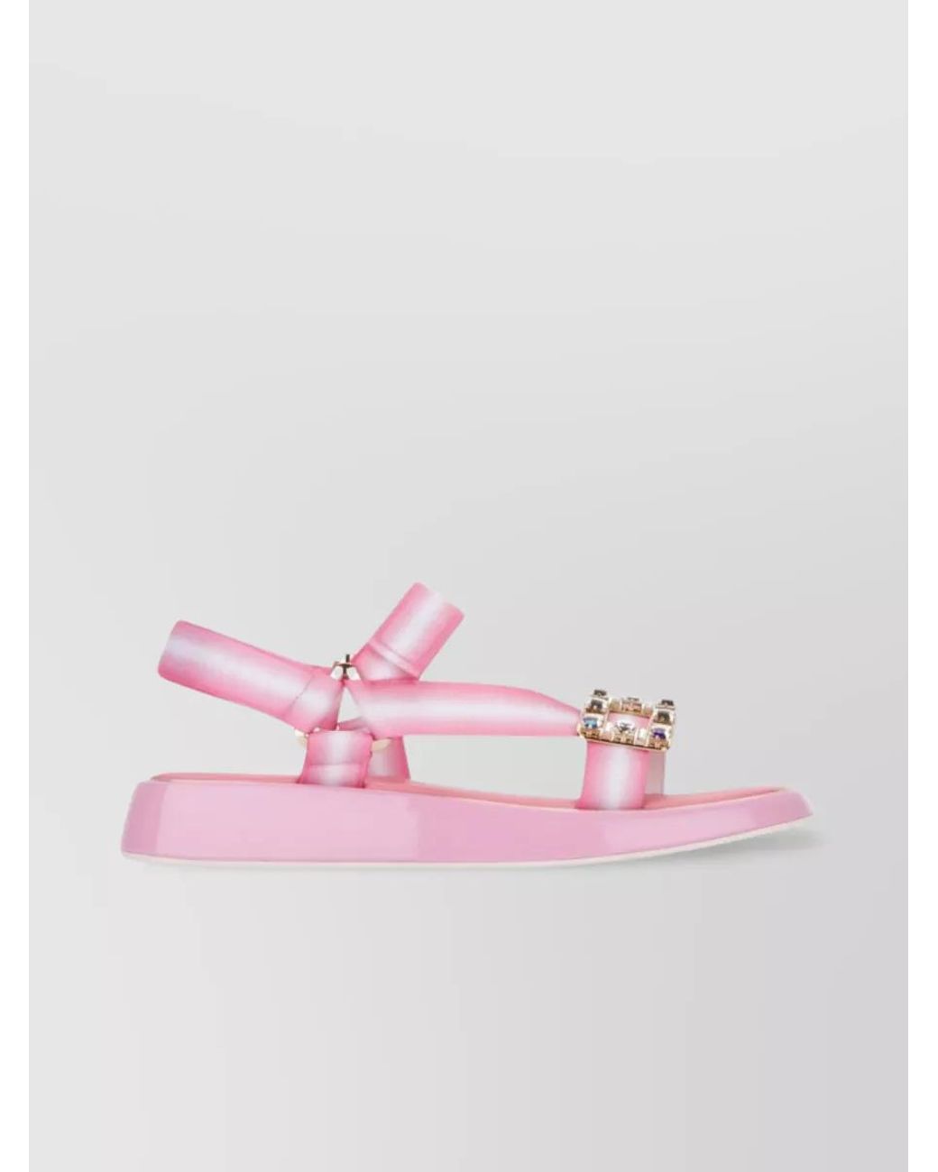 Roger Vivier Pink Leather Sandals