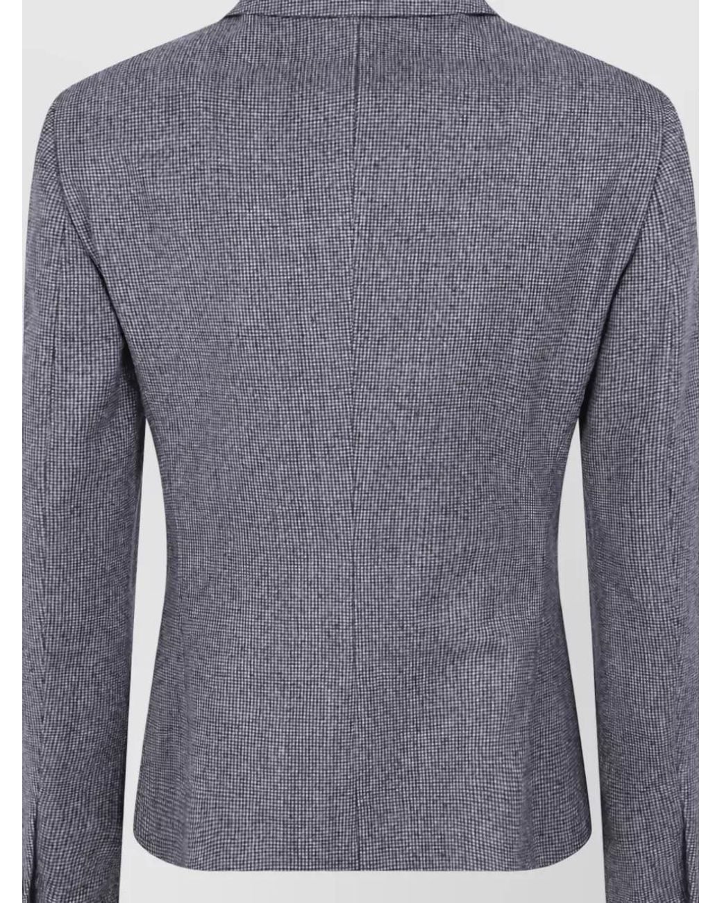 Tagliatore Blue Wool Suit Jacket