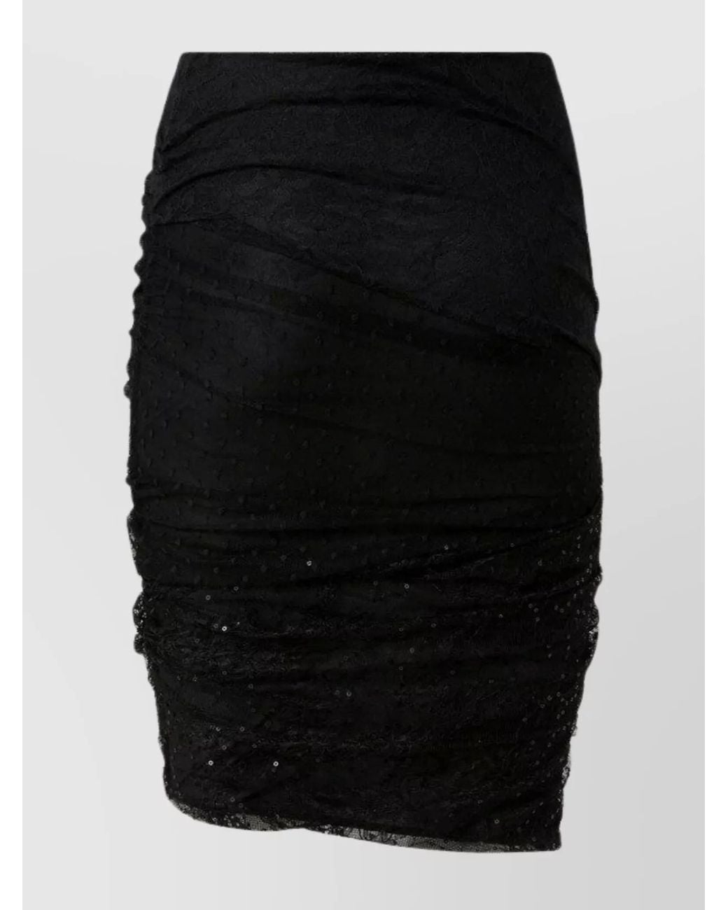 Pinko Black Fitted Skirt