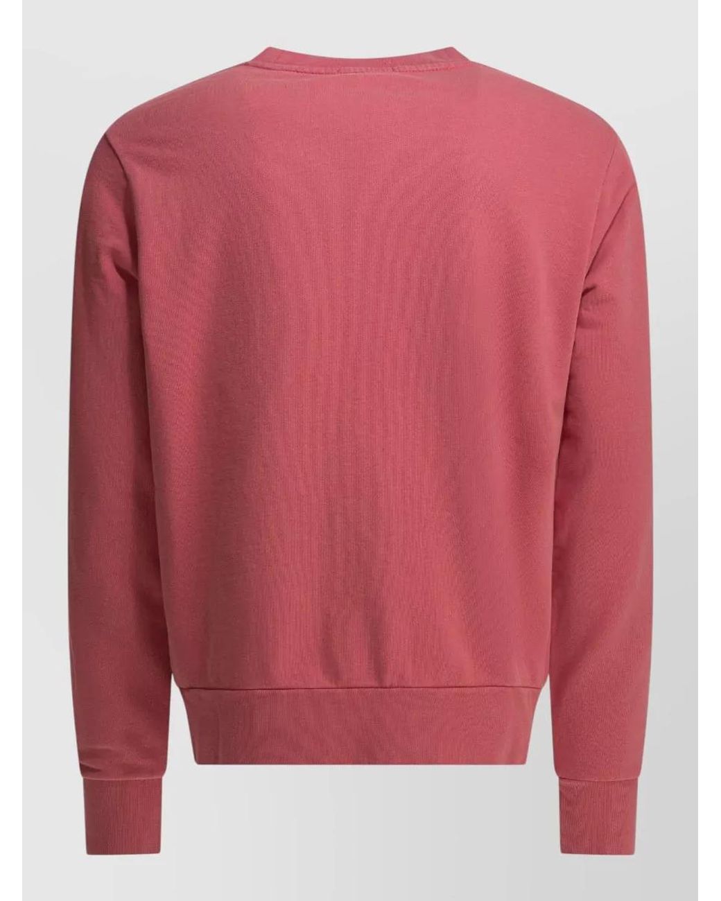 Polo Ralph Lauren Pink Cotton Logo-Print Sweatshirt for men