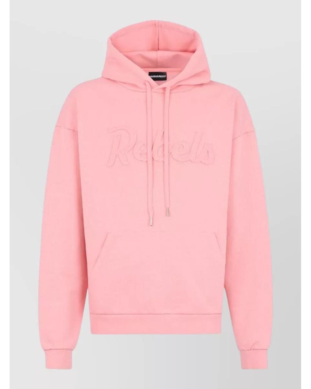 DSquared² Pink Cotton Hooded Sweatshirt for men