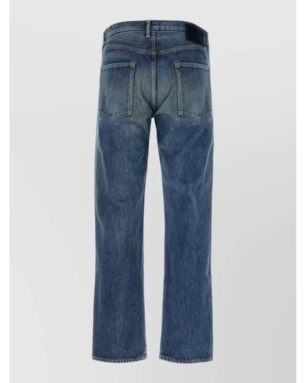 Visvim Blue Denim Straight-Leg Jeans for men