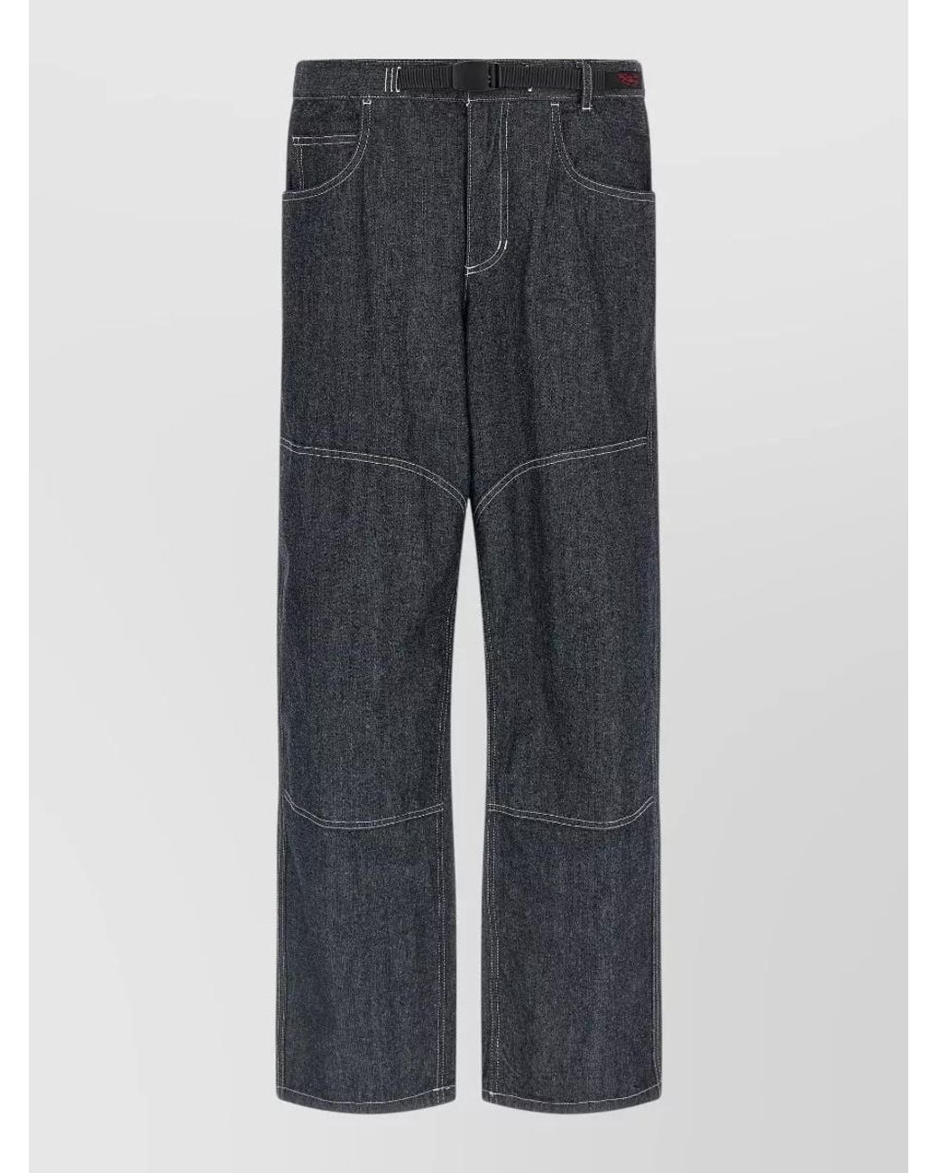 Gramicci Gray Denim Straight-Leg Jeans for men