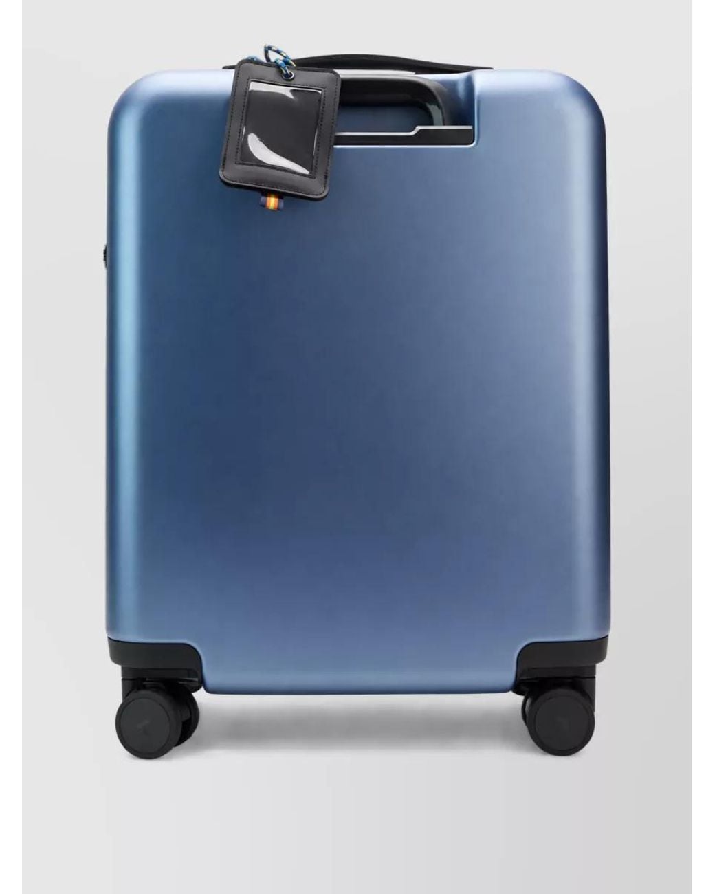 K-Way Blue Textured Logo Travel Trolley for men