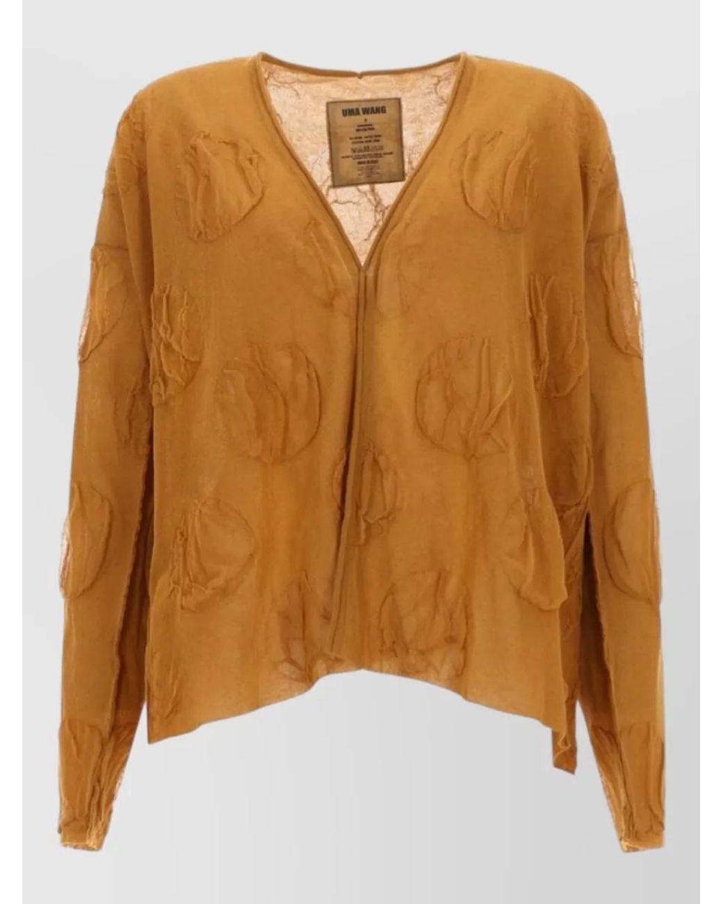 Uma Wang Brown Fine Knit Cardigan
