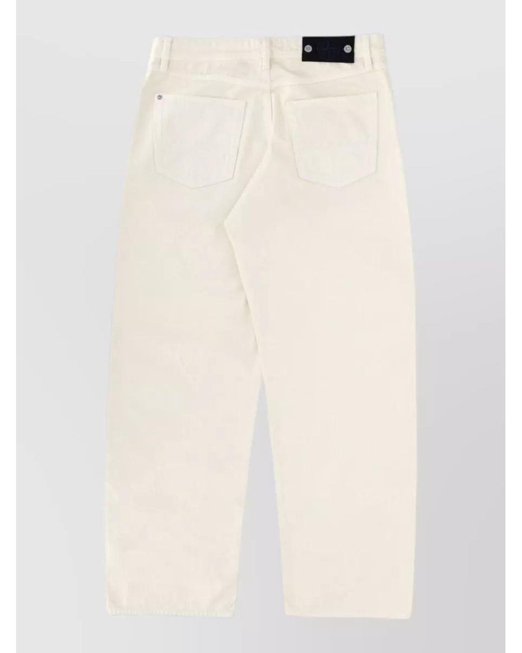 Stone Island Natural Denim Straight-Leg Regular-Fit Jeans for men