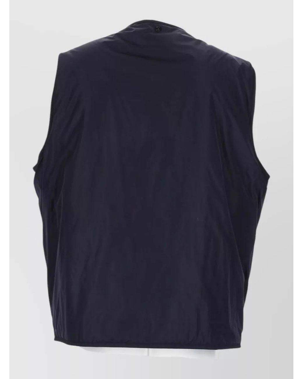 Moncler Blue Padded Jacket With Removable Gilet for men