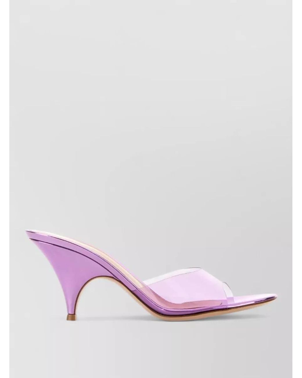 Gianvito Rossi Pink Pvc Mules