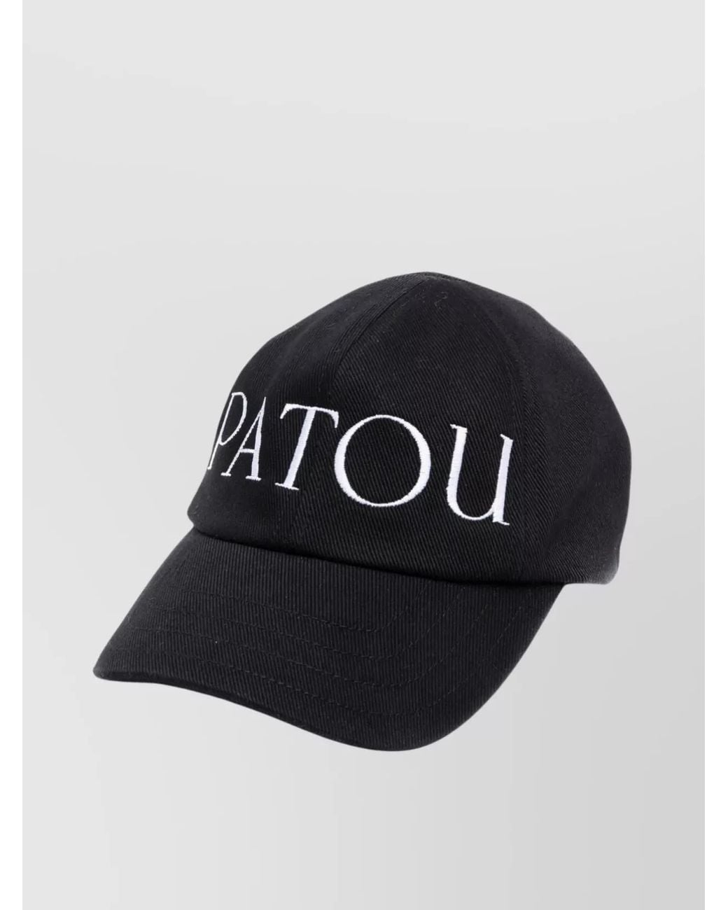 Patou Black Cotton Logo-Embroidered Baseball Cap