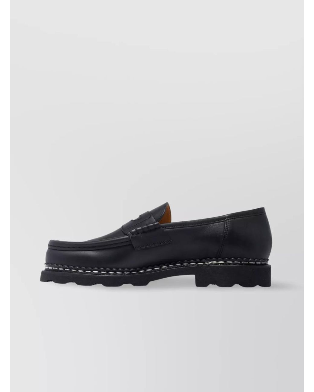 Paraboot Blue Leather Reims Loafers for men