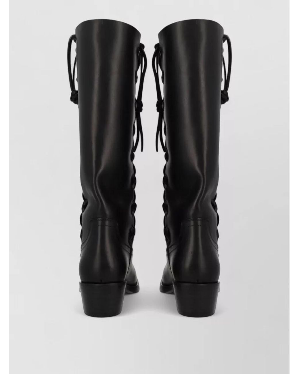 Paris Texas Black Leather Roxanne Boots