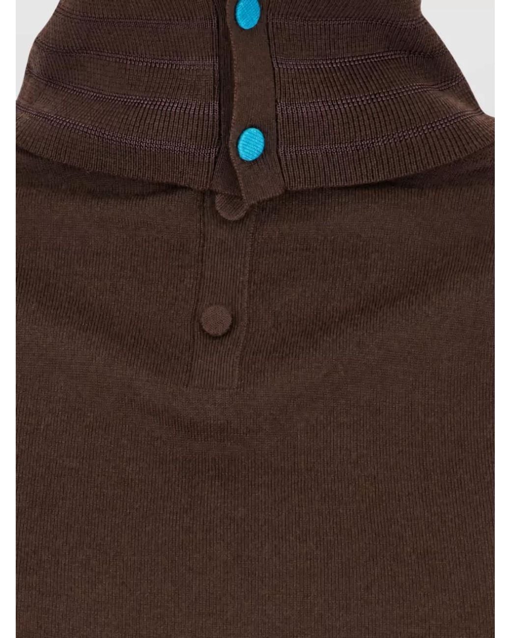 Paul Smith Brown Merino Wool Turtleneck Sweater