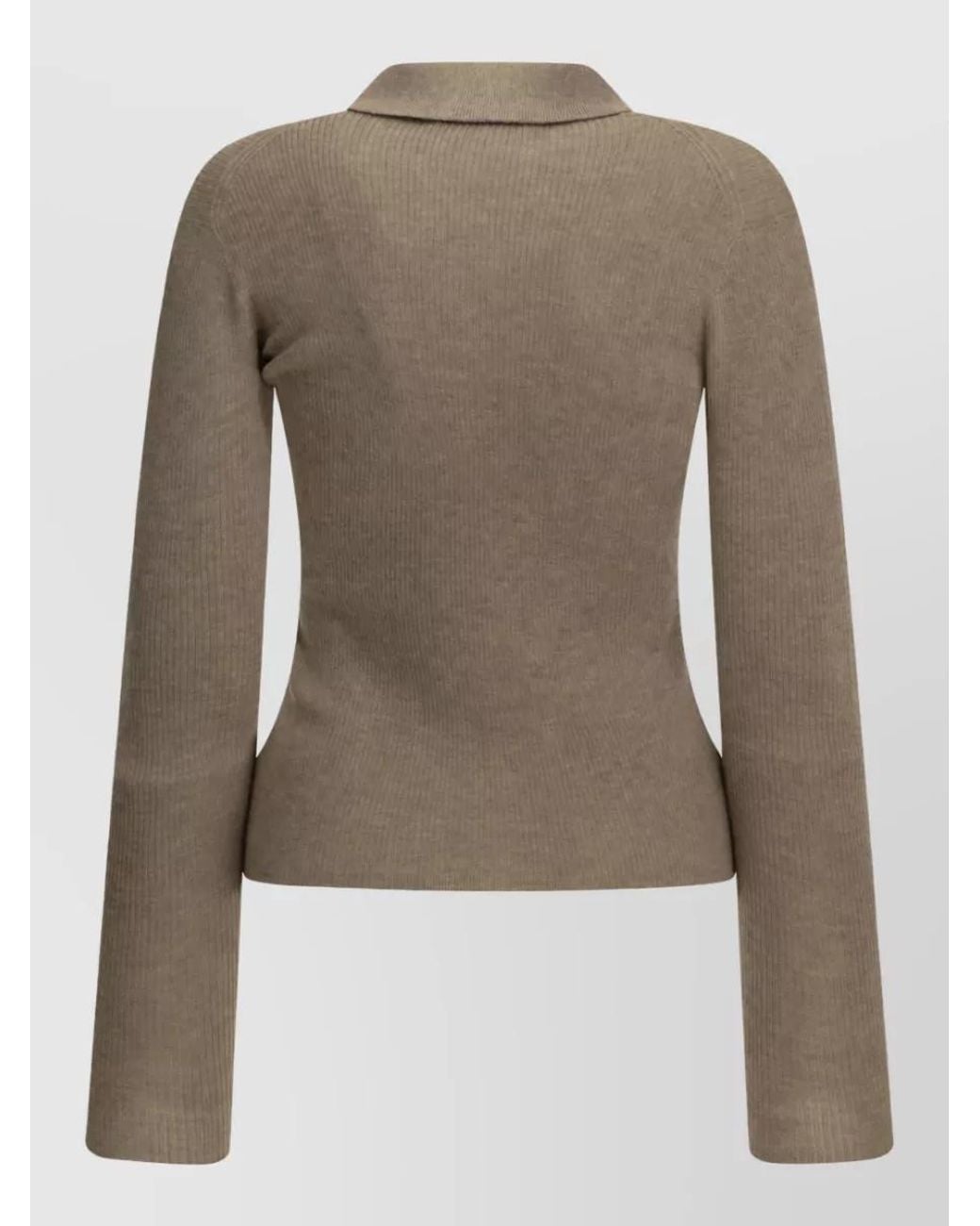 Max Mara Brown Cashmere Polo Shirt