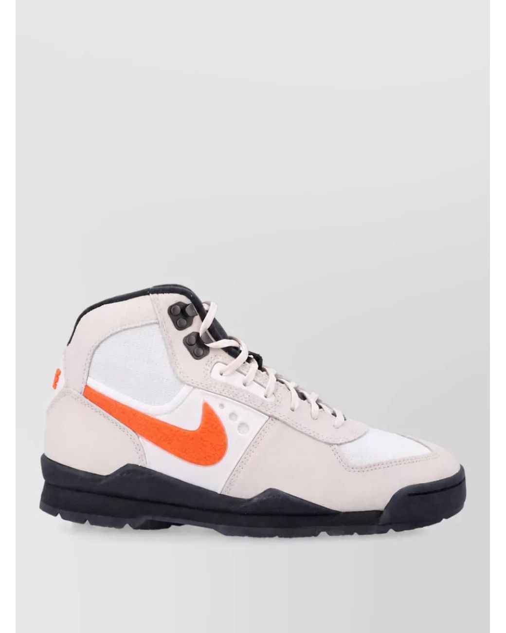 Nike White Leather High-Top Boots for men