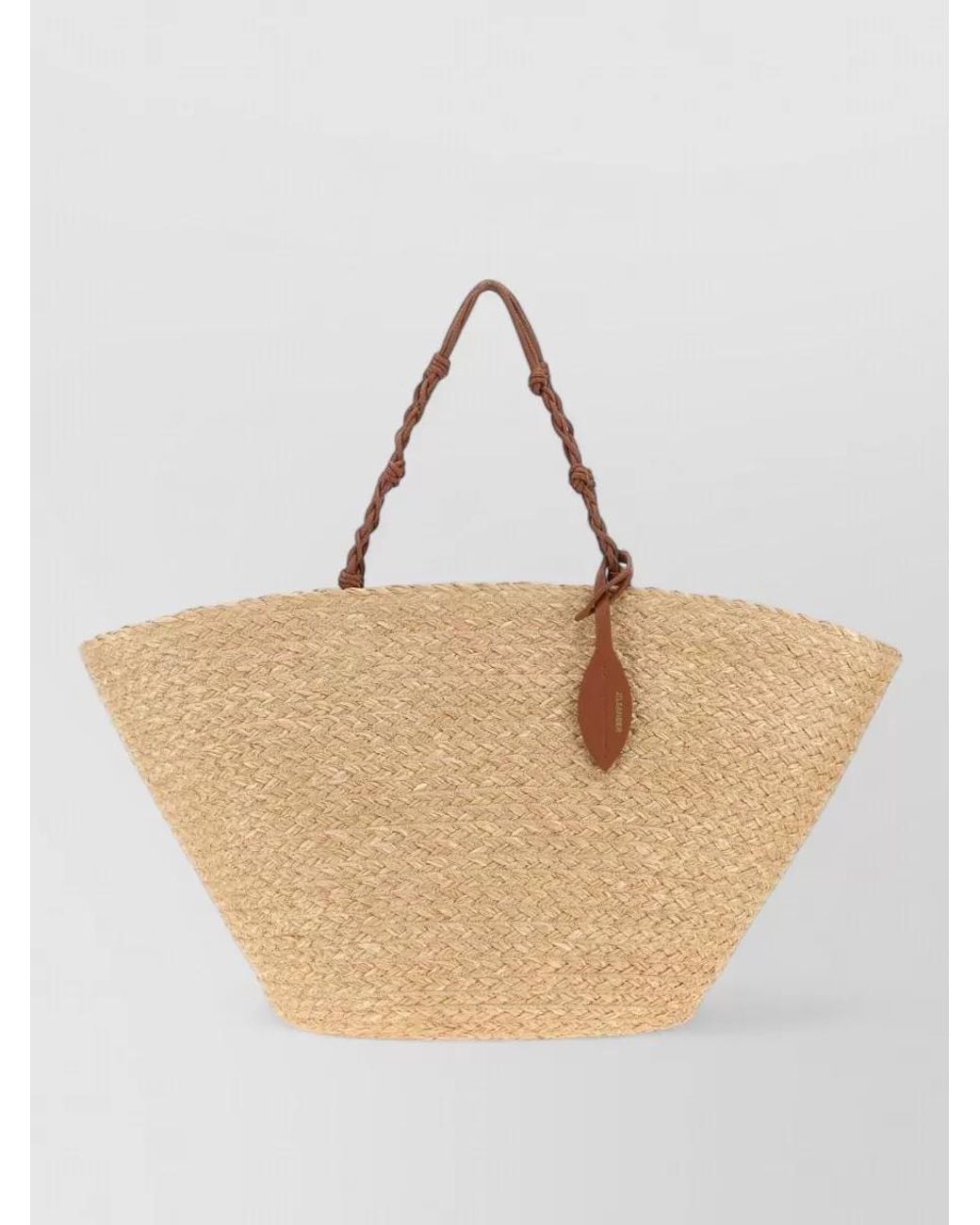 Jil Sander Natural Tangle Large Raffia Bucket Bag