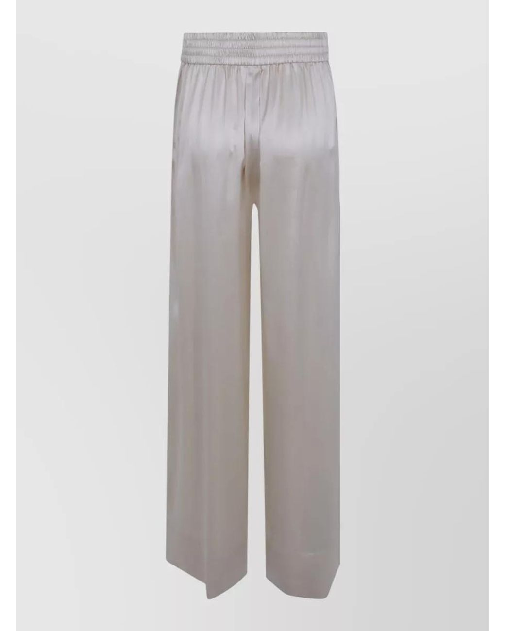Joseph Gray Silk Satin Trousers