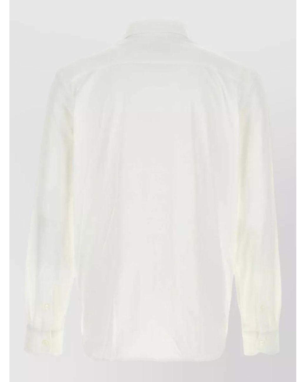 Brioni White Cotton Shirt for men