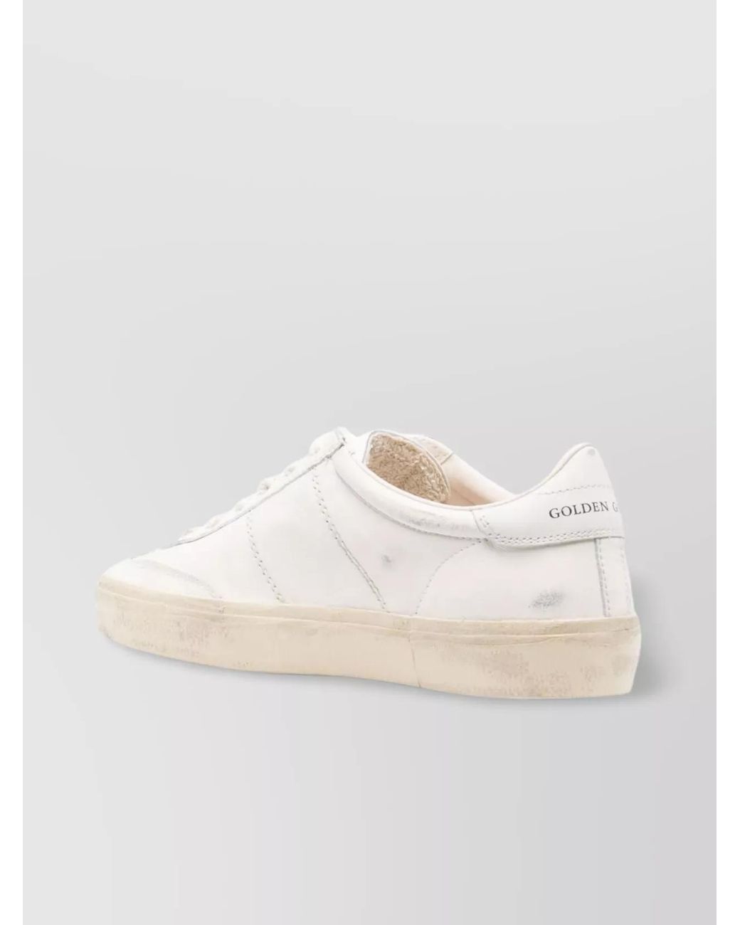 Golden Goose Deluxe Brand White Leather Low-Top Sneakers