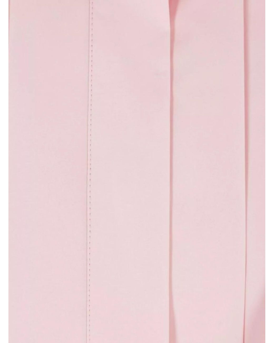 Loewe Pink Cotton Draped Shirt