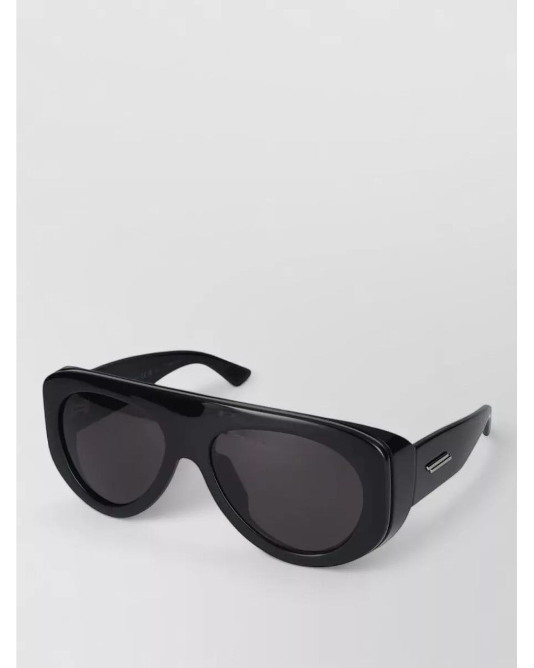 Bottega Veneta Black Square-Frame Sunglasses