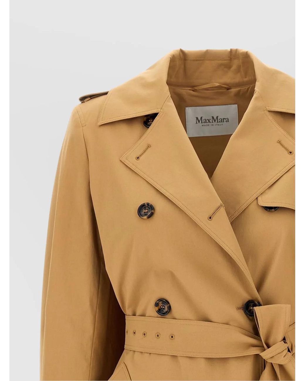 Max Mara Natural Landa Trench Coat