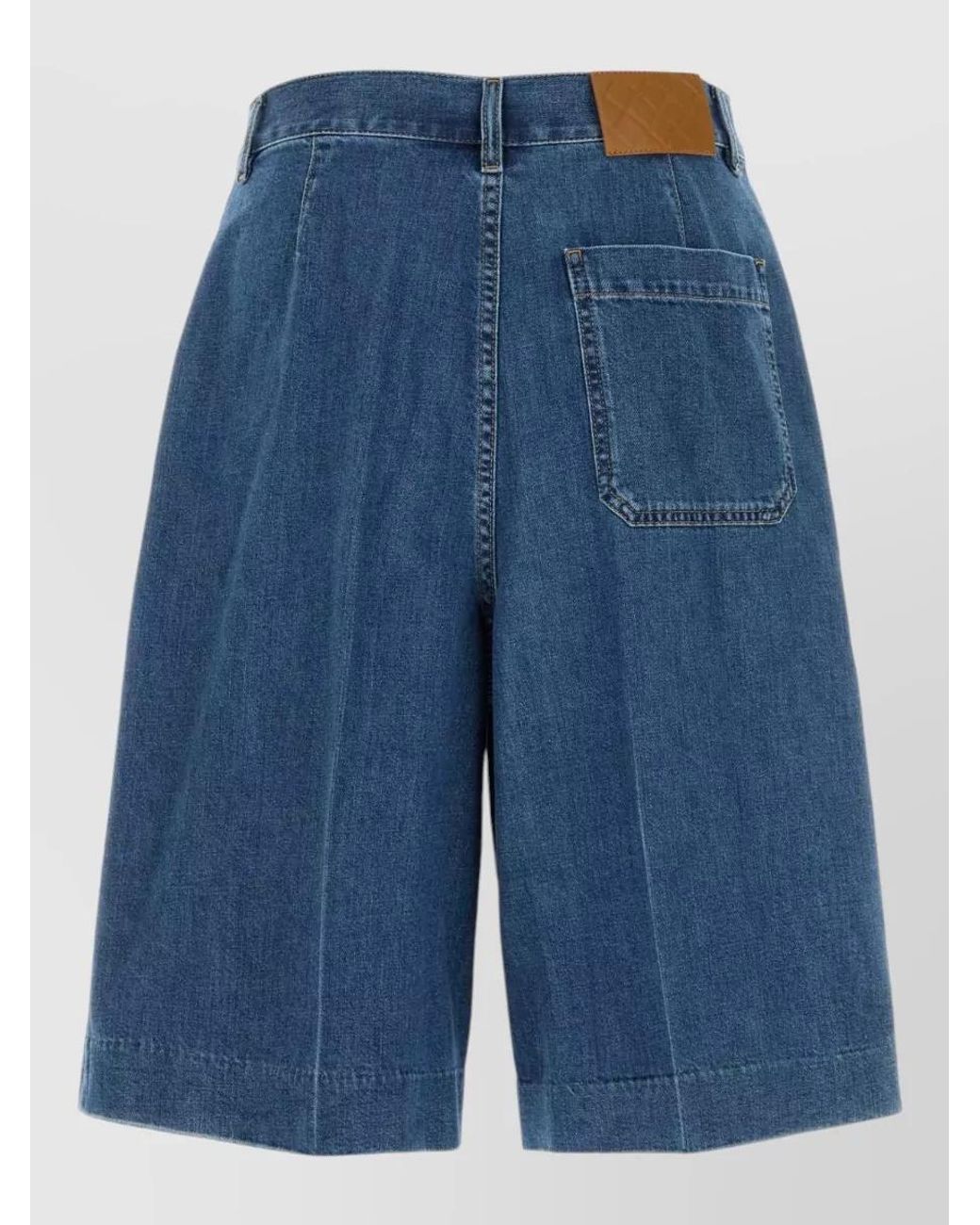 Bottega Veneta Blue Denim Bermuda Shorts for men