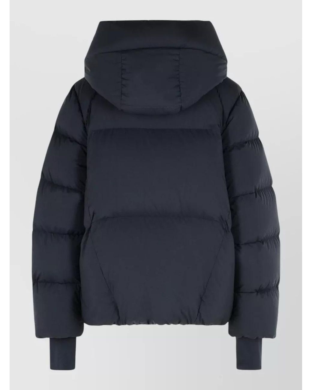 Moncler Blue Down Hooded Puffer Jacket