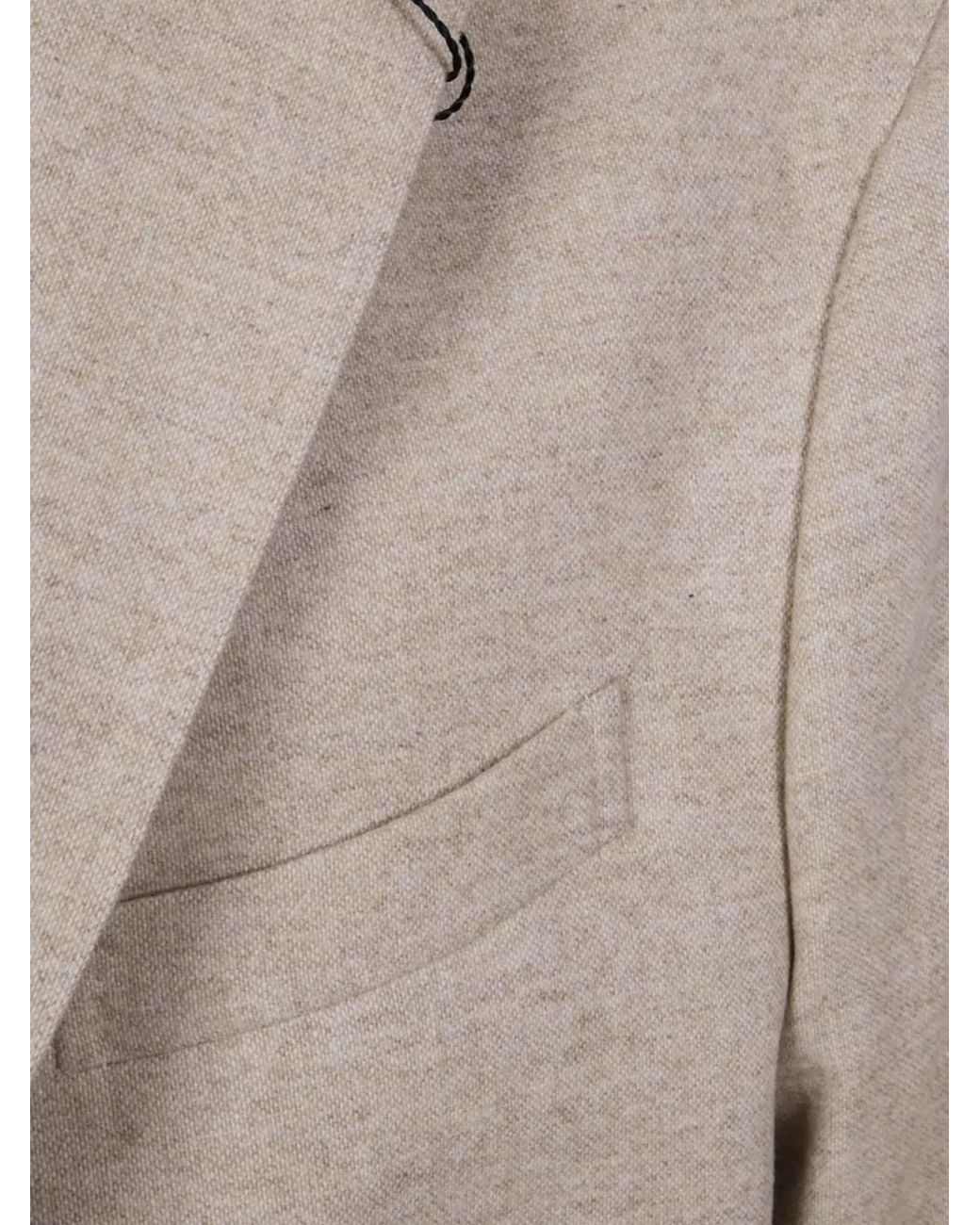 Boglioli Natural Wool Blend Jacket for men