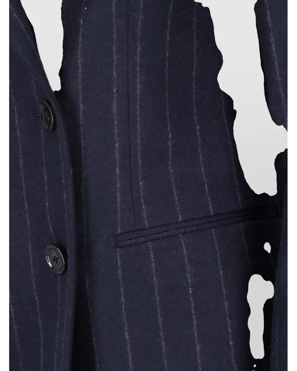 Lardini Blue Wool Suit Jacket