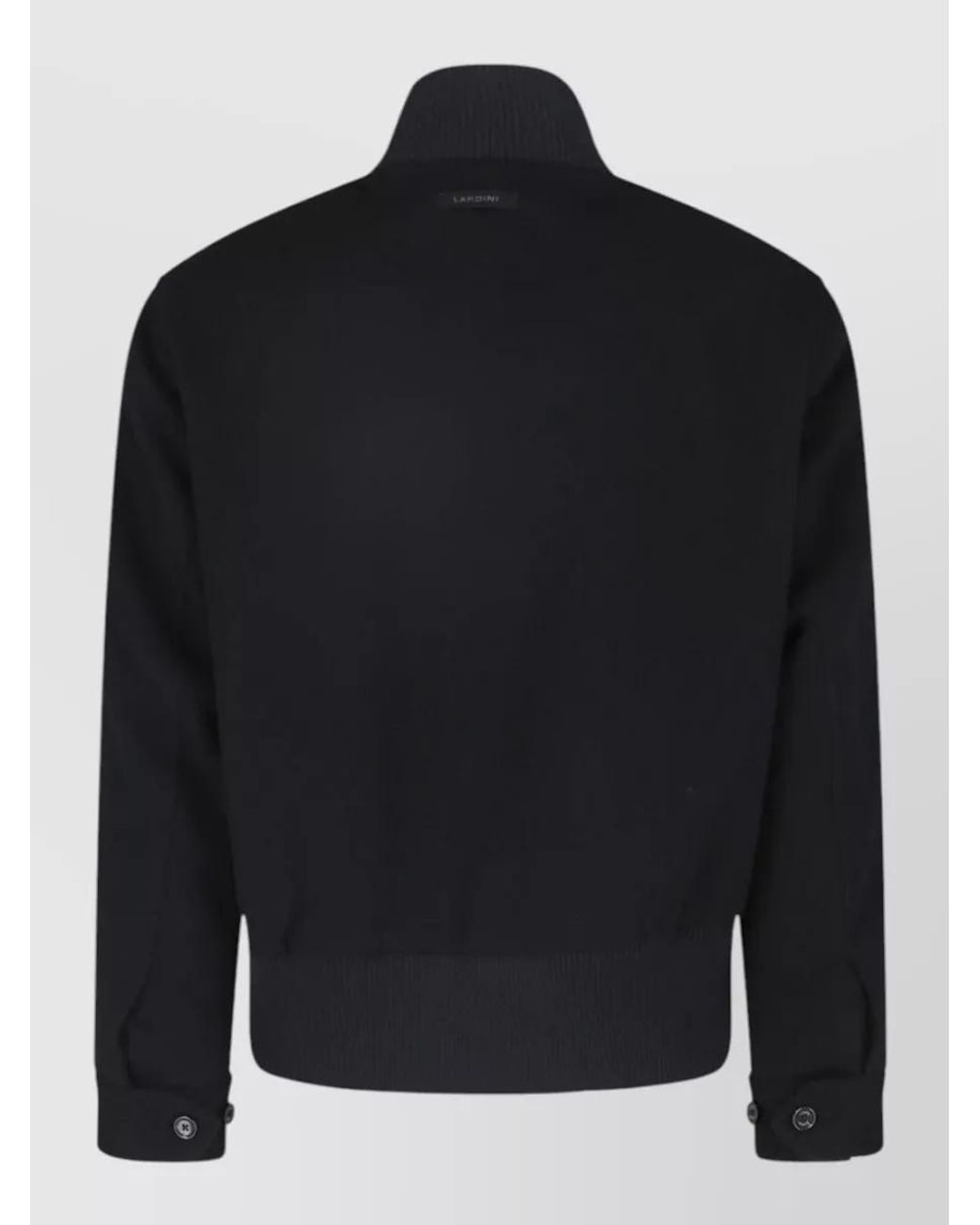 Lardini Blue Cashmere Single Breasted Coat for men