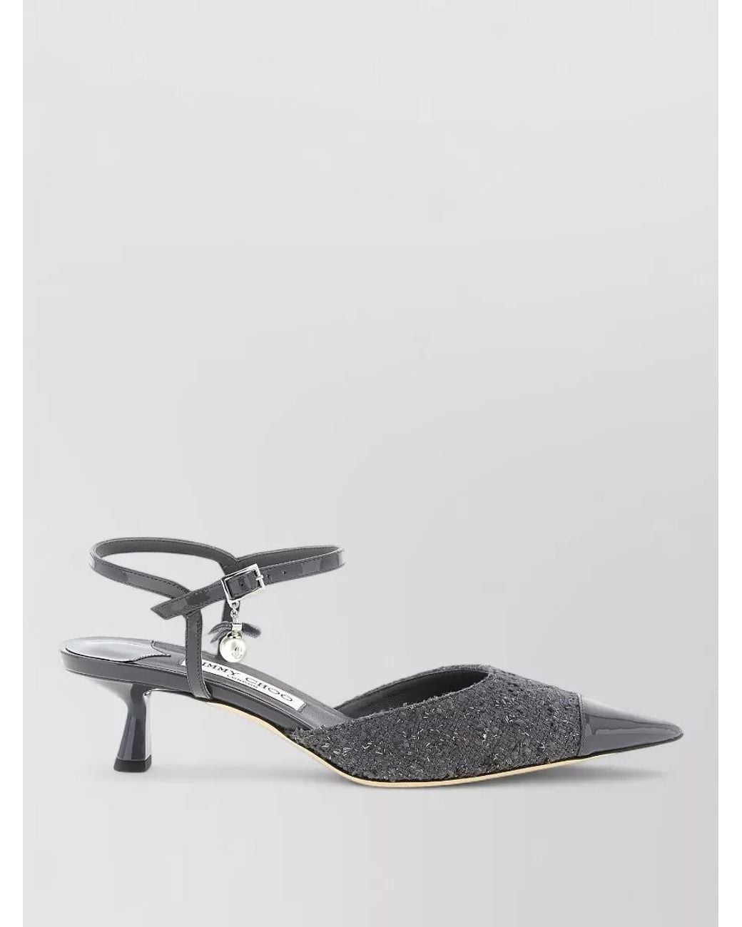 Jimmy Choo Gray Slingback Pumps