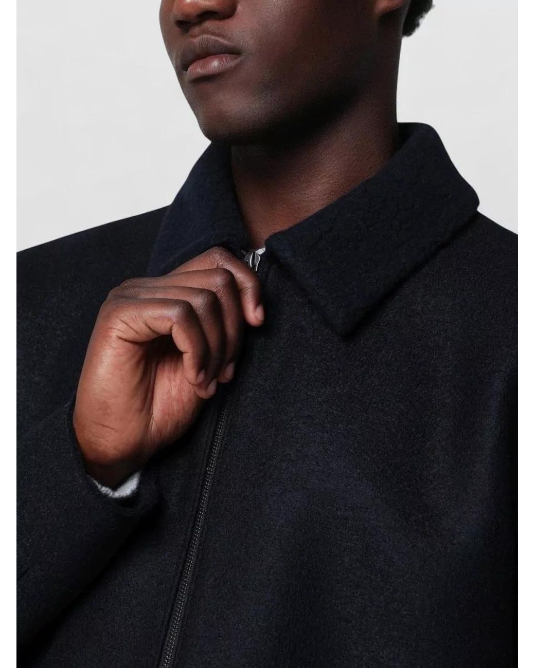Harris Wharf London Blue Lightweight Jacket for men