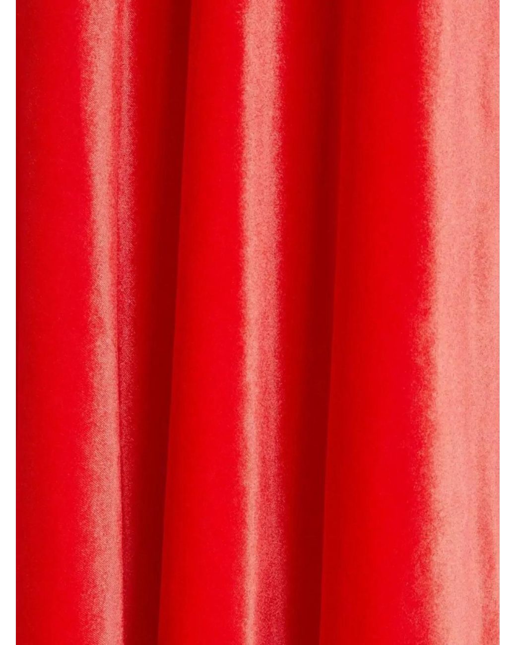 Philosophy Red Velvet Asymmetric Maxi Dress