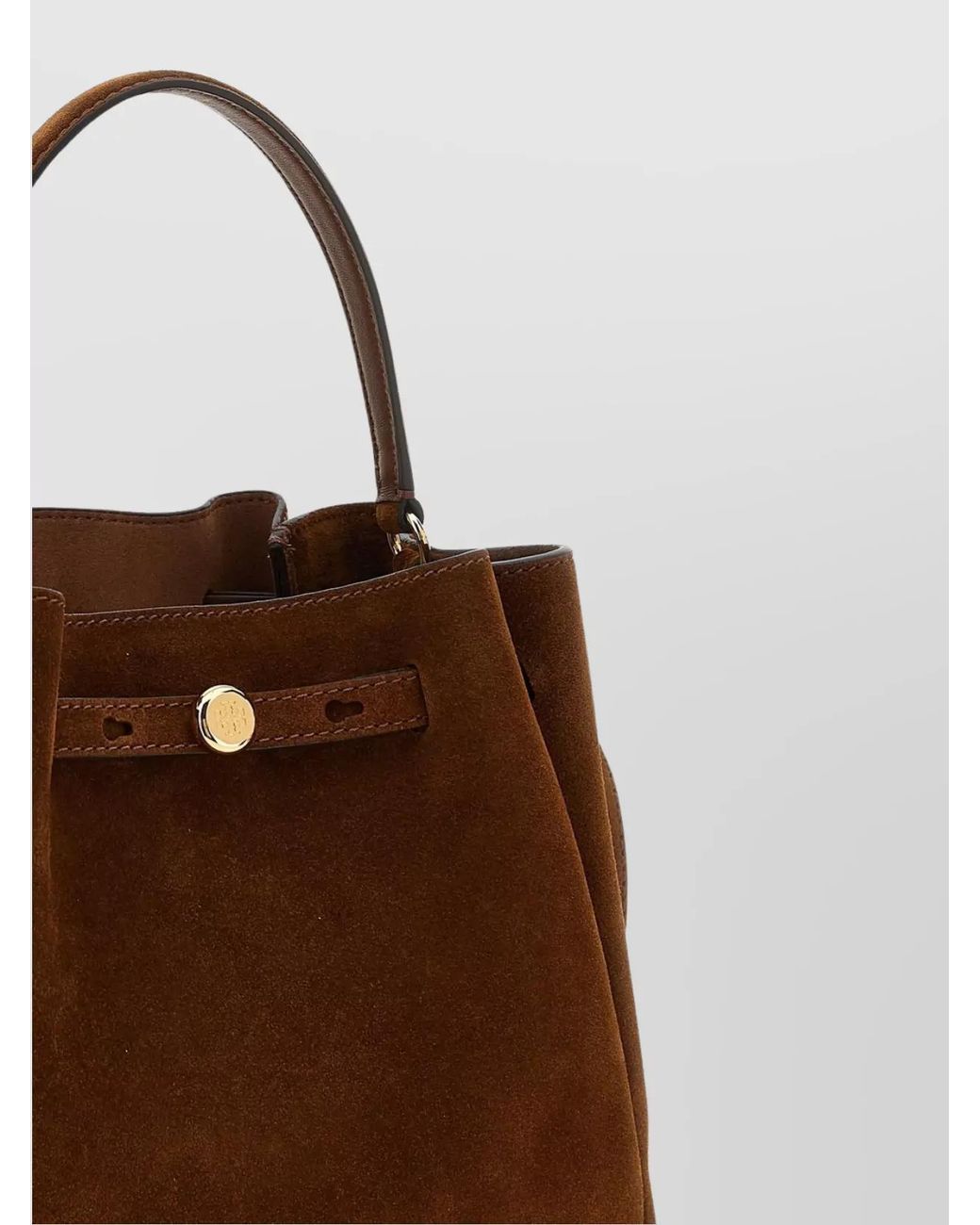 Tory Burch Brown Romy Suede Bucket Bag