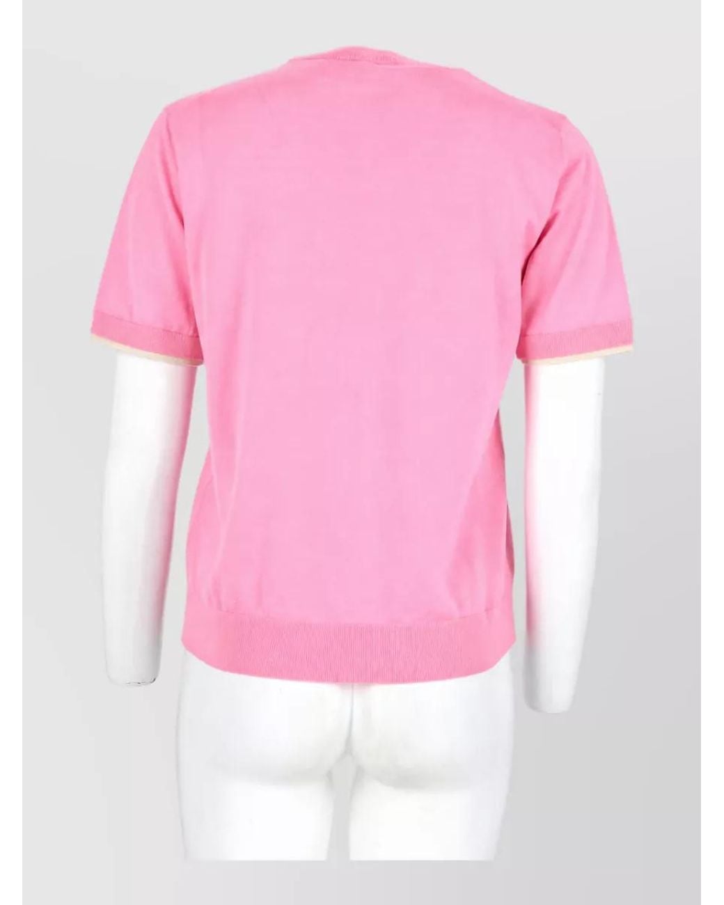 Versace Pink Wool T-Shirt