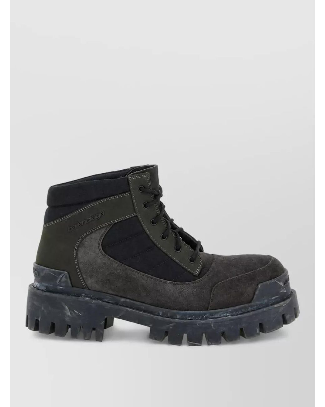 Balenciaga Black Calfskin Ankle Boots for men