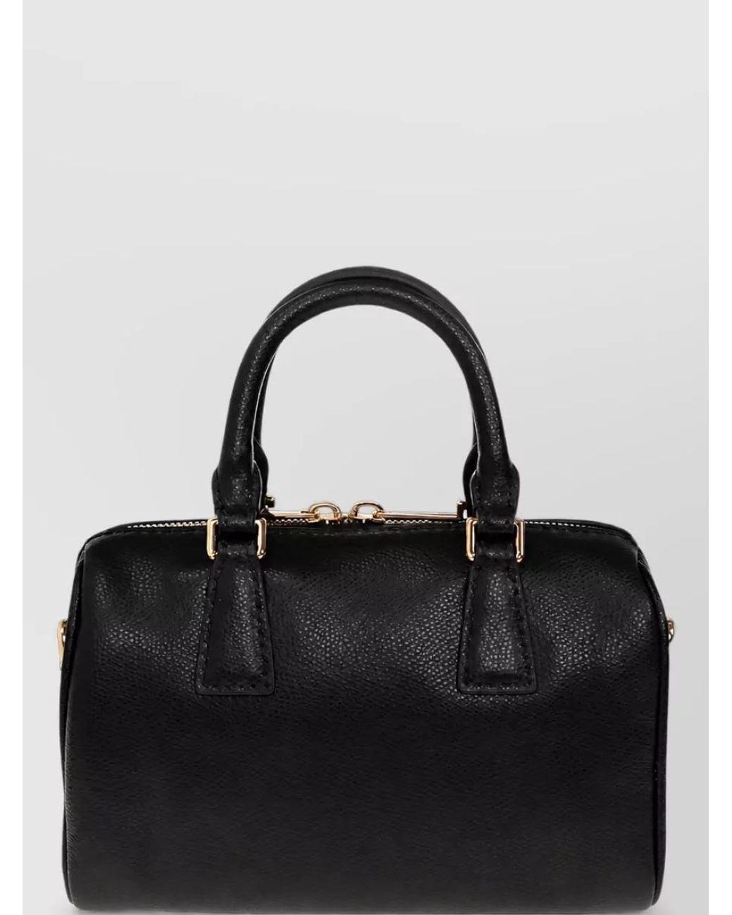 Furla Black Mini Leather Shoulder Bag