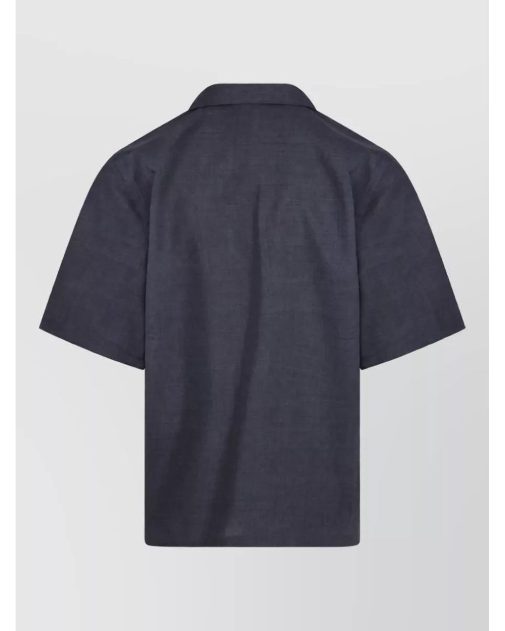 Santaniello Blue Shirt Jacket for men