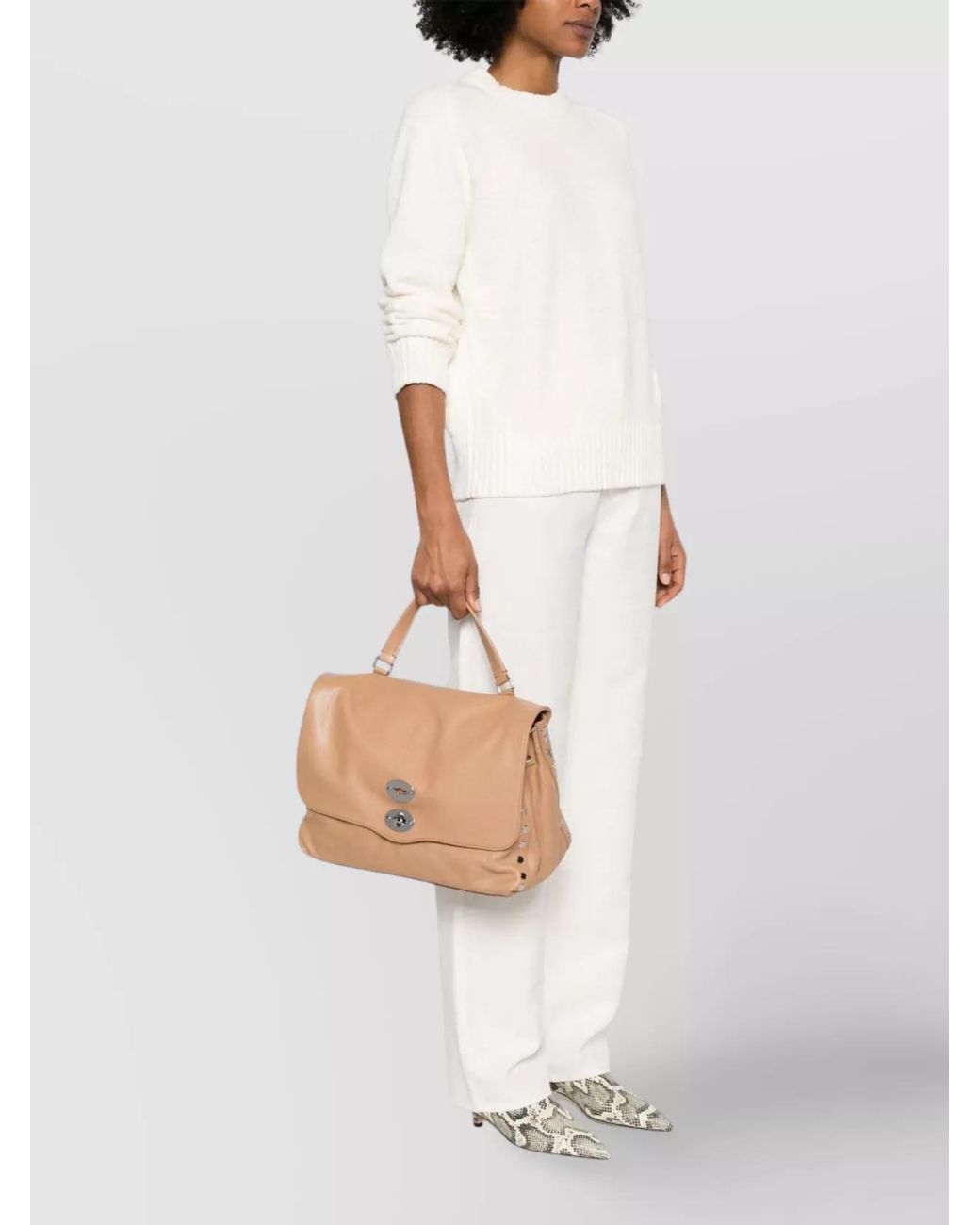 Zanellato Natural Leather Shoulder Bag