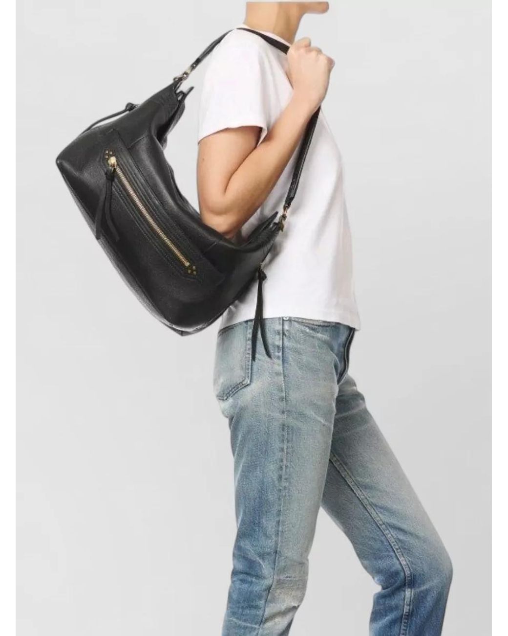 Jérôme Dreyfuss Black Leather Purse