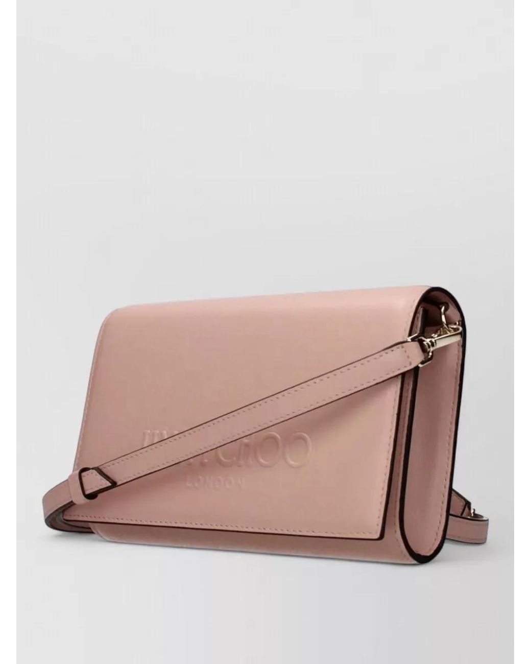 Jimmy Choo Pink Candy Leather Cross-Body Bag
