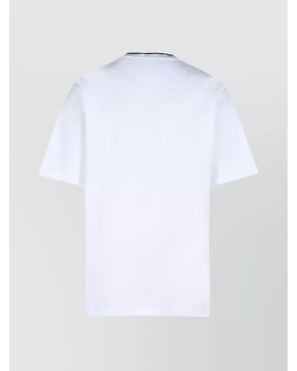 Dolce & Gabbana White Cotton Piqué T-Shirt for men