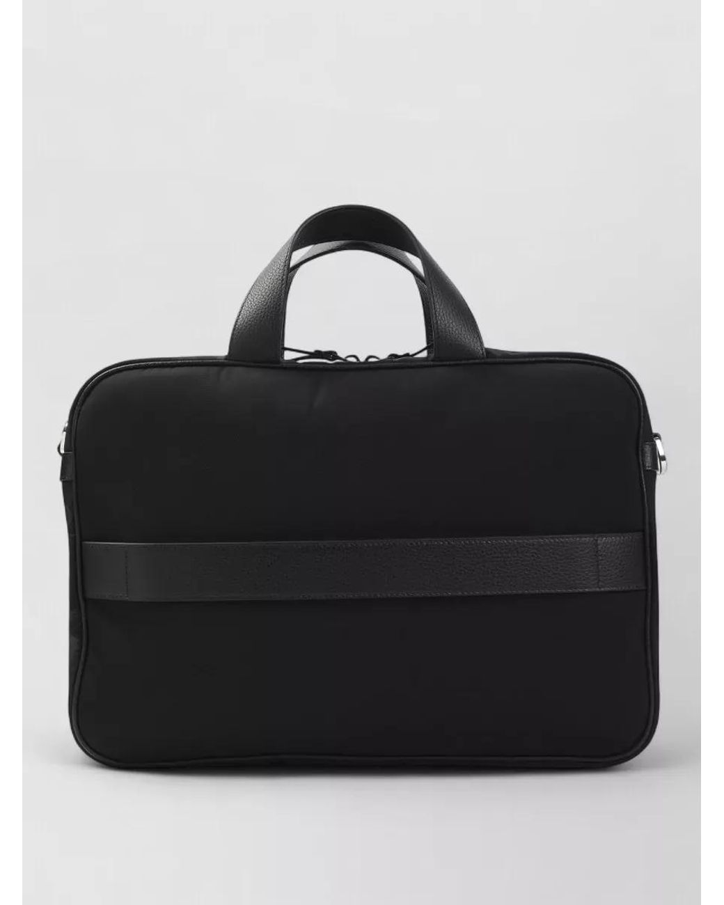 Giorgio Armani Black Briefcase Bag for men
