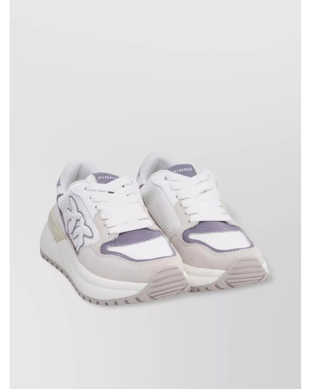 Pinko Multicolor Leather Low-Top Sneakers
