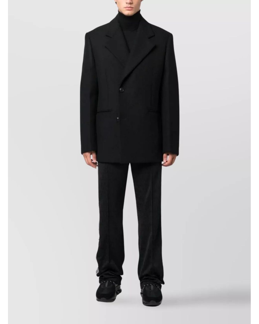 Versace Black Printed Regular-Fit Track Pants for men