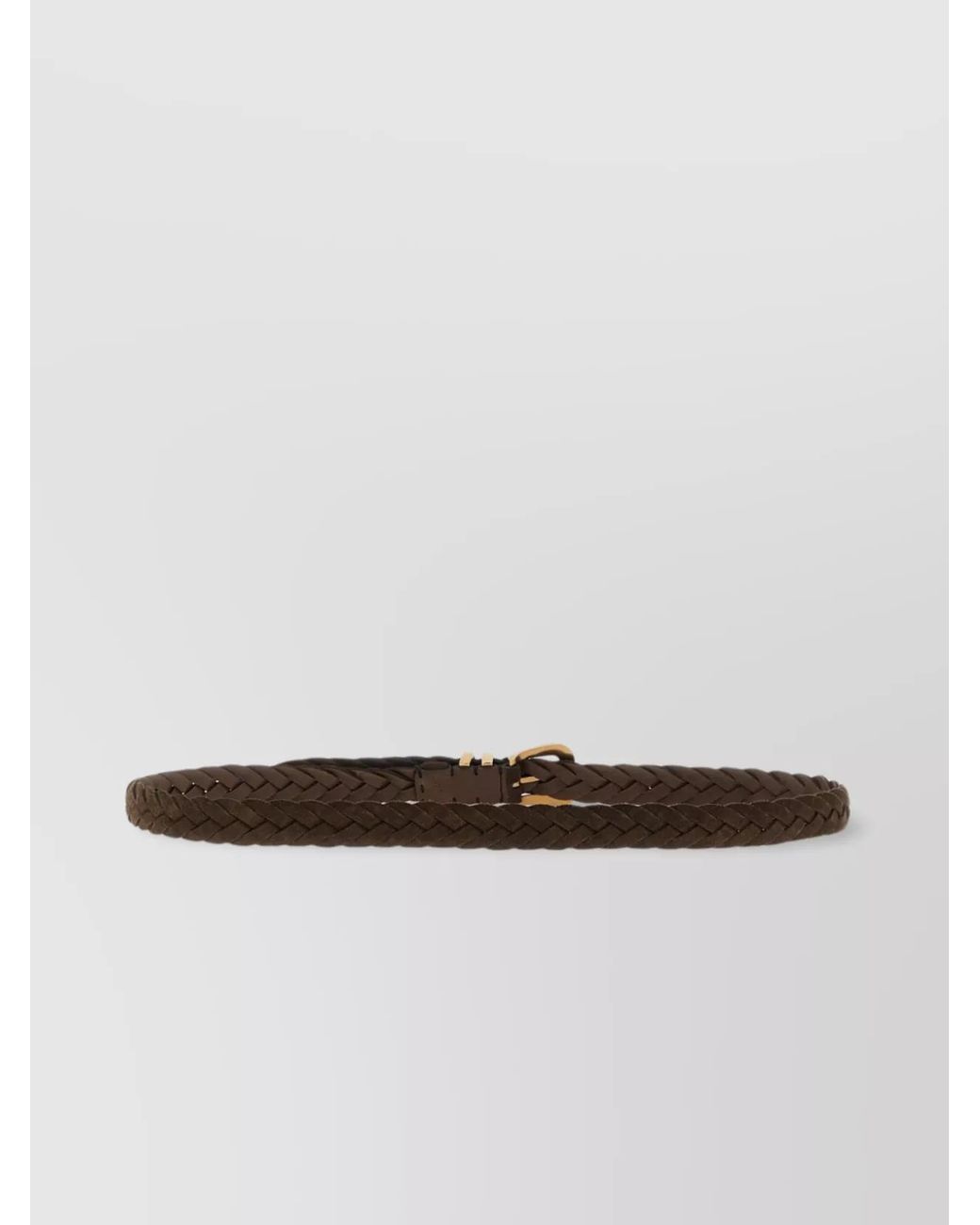 Brunello Cucinelli Multicolor Leather Woven Belt for men