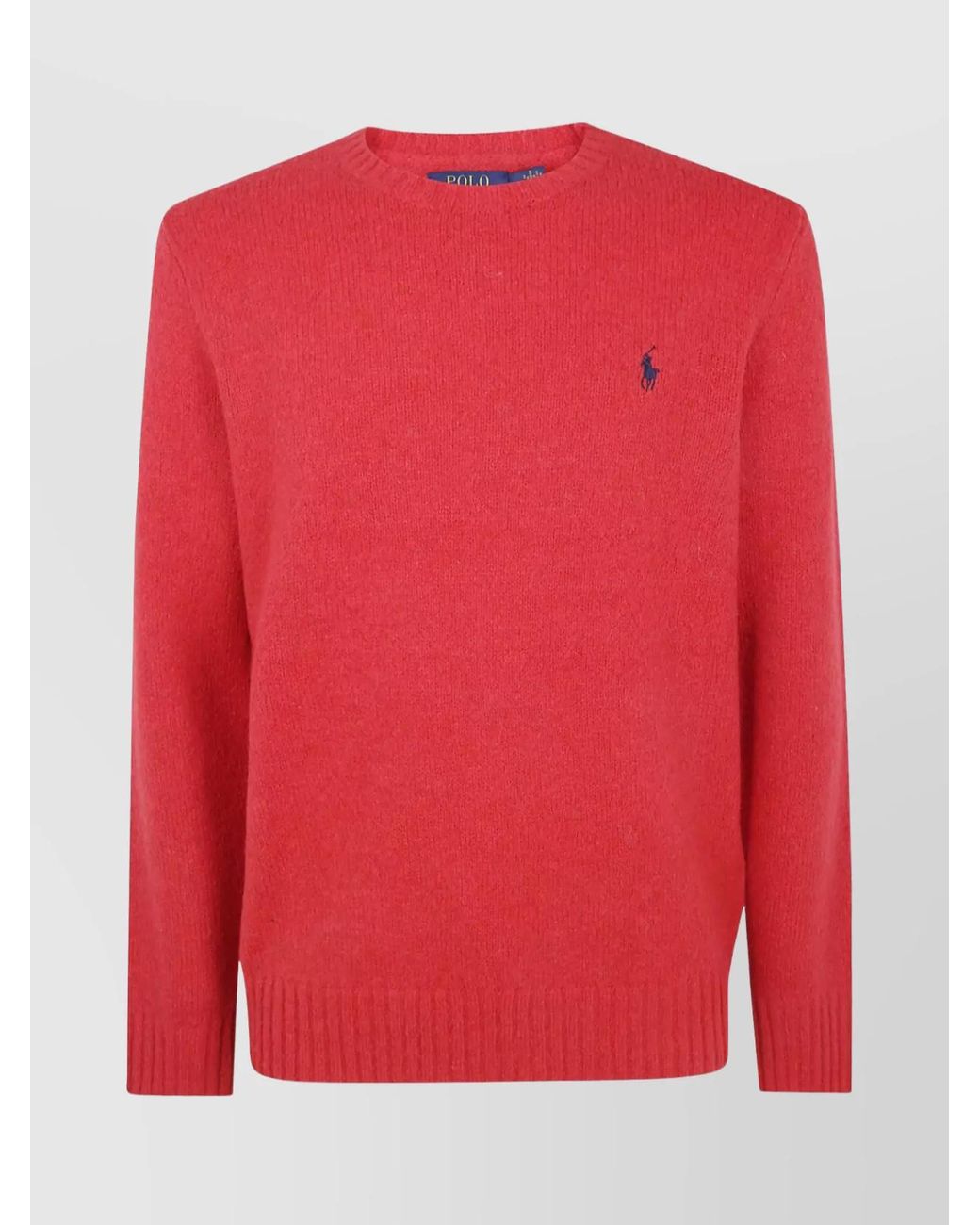Polo Ralph Lauren Red Long Sleeve Jumper for men