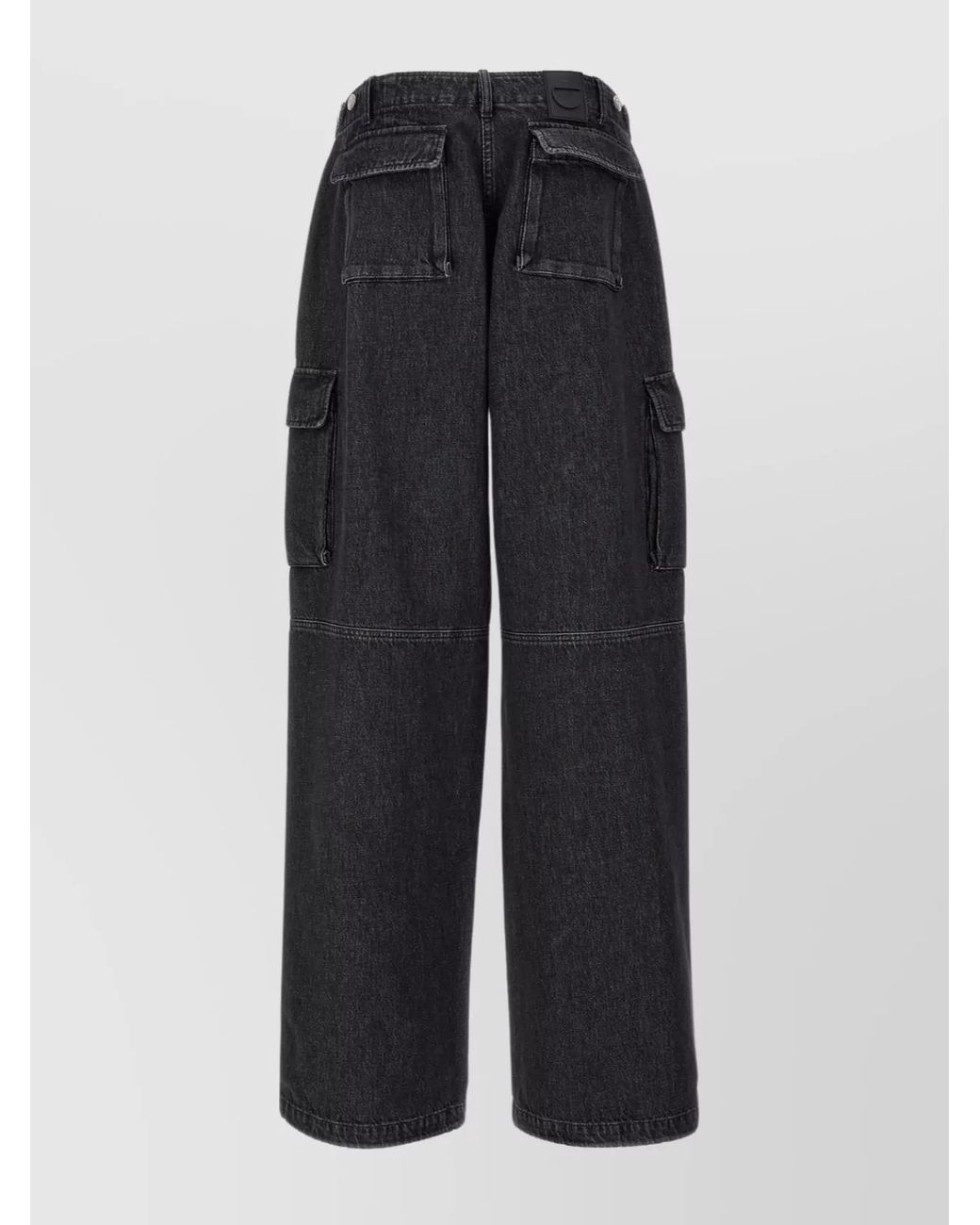 Coperni Blue Denim Wide-Leg Cargo Trousers