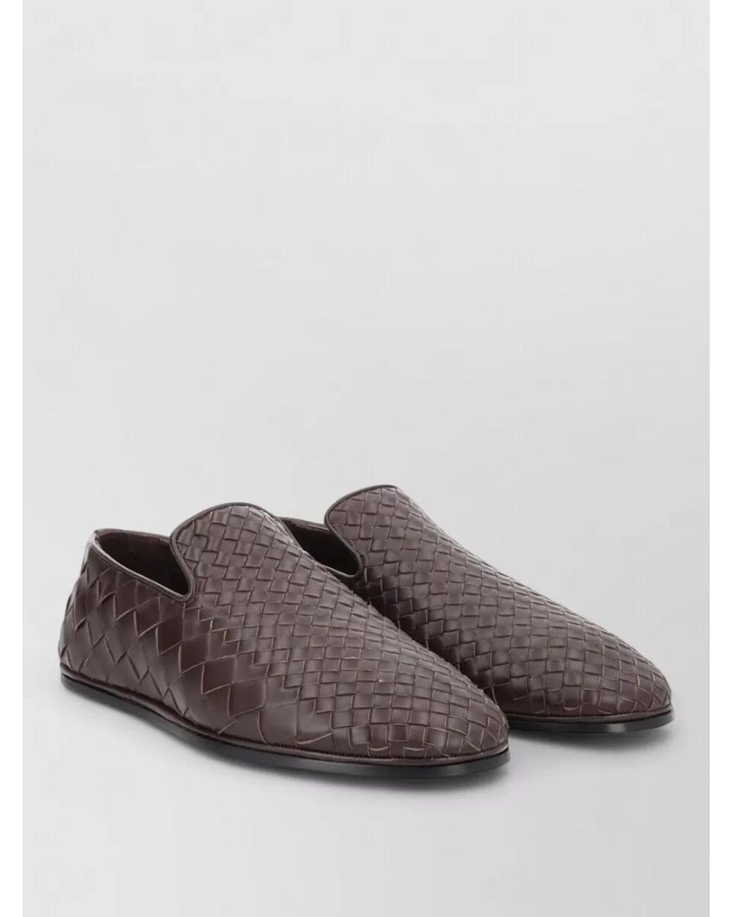 Bottega Veneta Brown Leather Loafers for men
