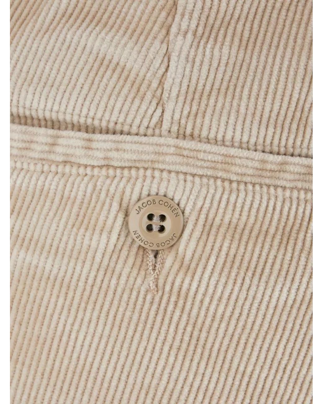 Jacob Cohen Natural Corduroy Chinos for men